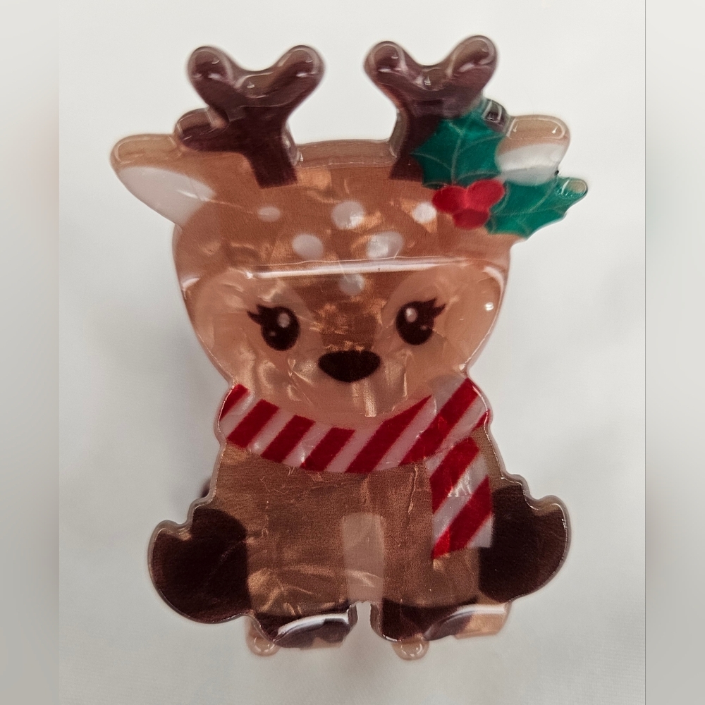 Reindeer Hair Clip NEW